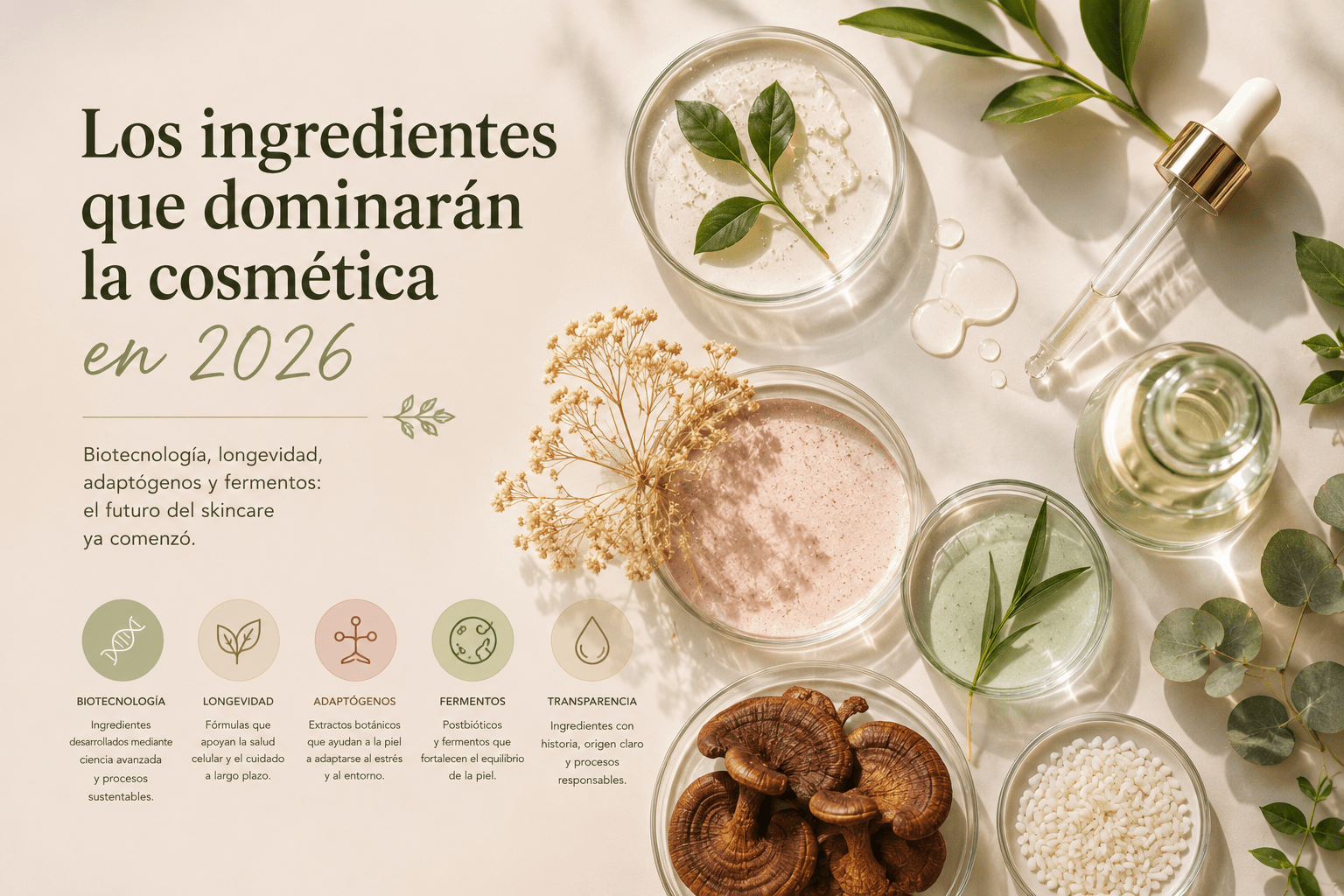 Los Ingredientes que Dominarán la Cosmética en 2026