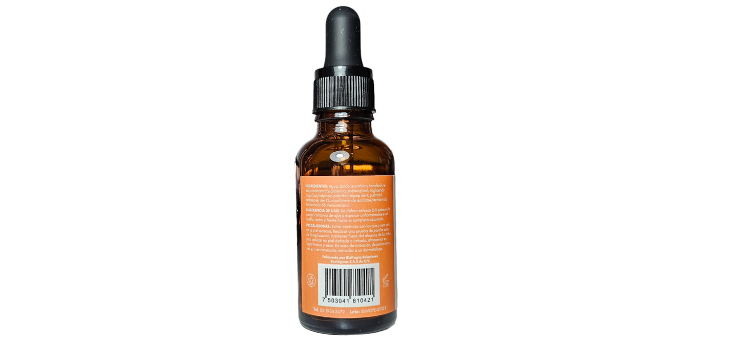 Serum ANTIOXIDANTE Multivitaminico (vitamina C y E) 30ml.