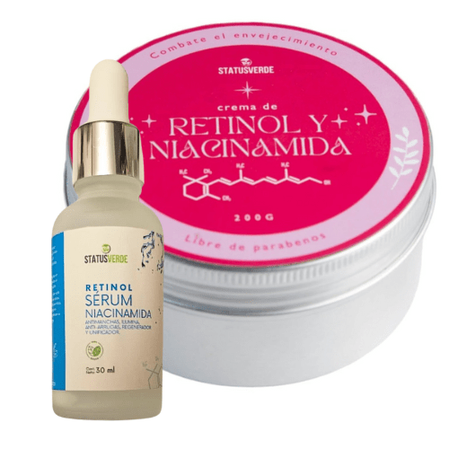 KIT Retinol con Niacinamida (crema y serum) - STATUS VERDE