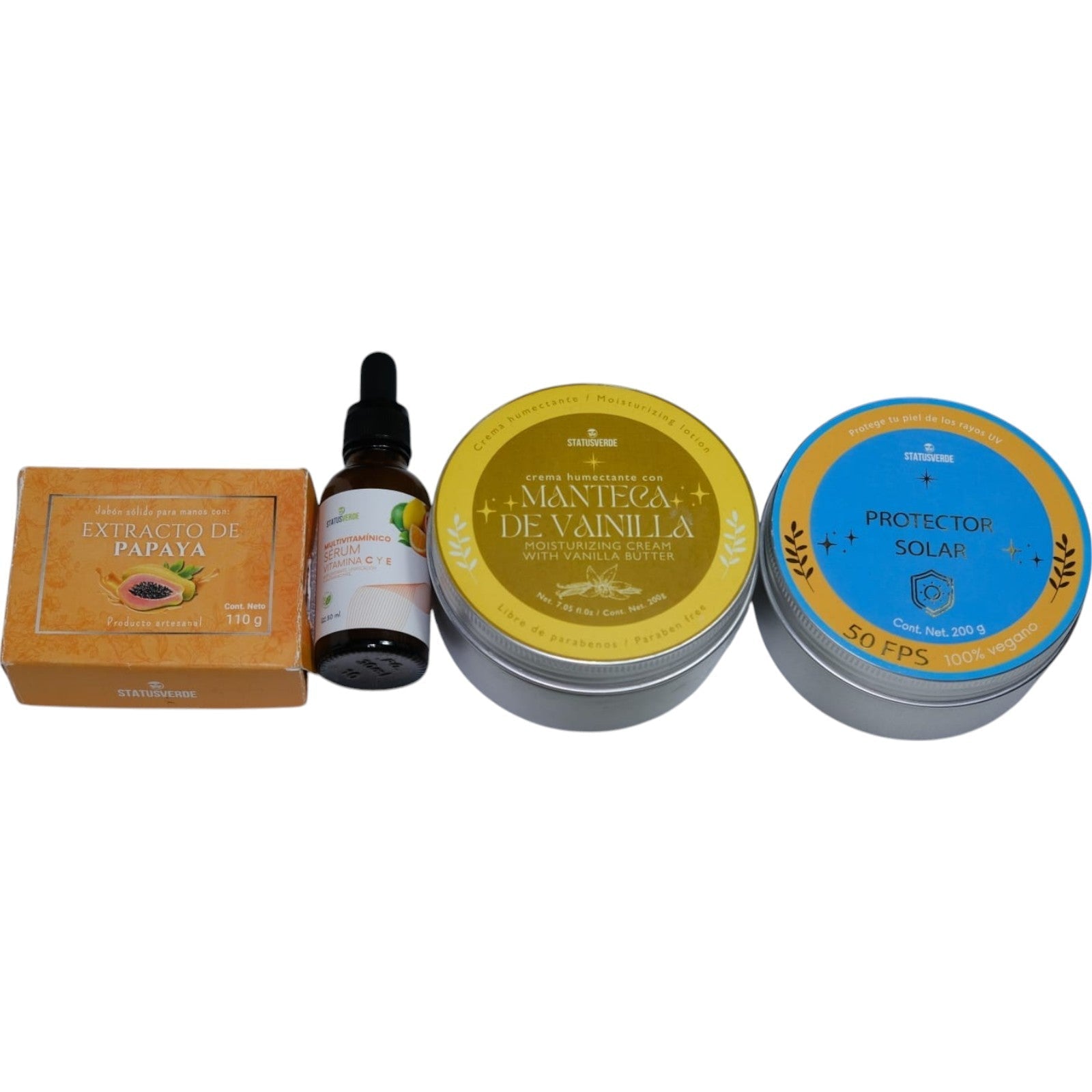 Kit SKINCARE 4pzs - STATUS VERDE