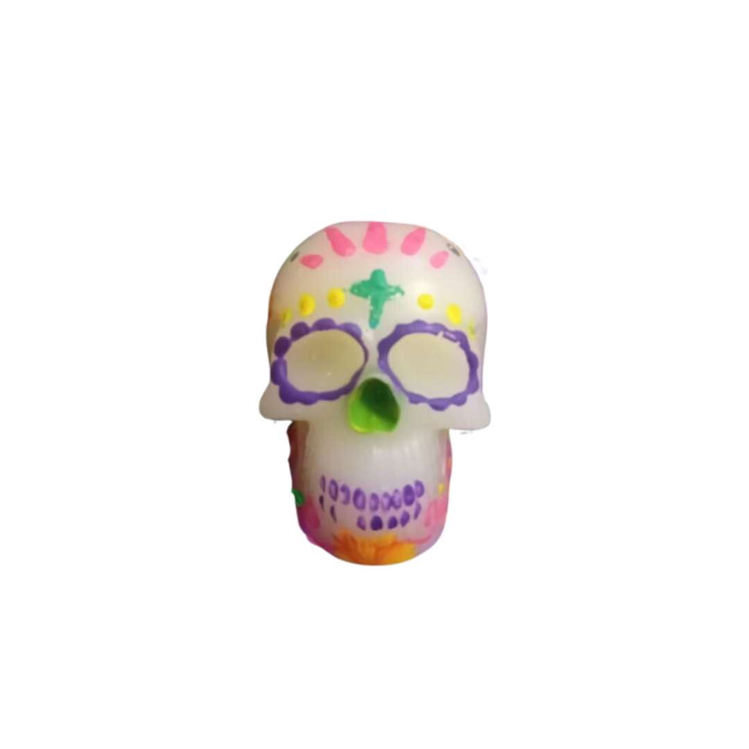 Vela con forma y aroma a Calaverita de azúcar Mediana