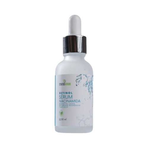 Serum Anti - imperfecciones de NIACINAMIDA y RETINOL 30ml - STATUS VERDE