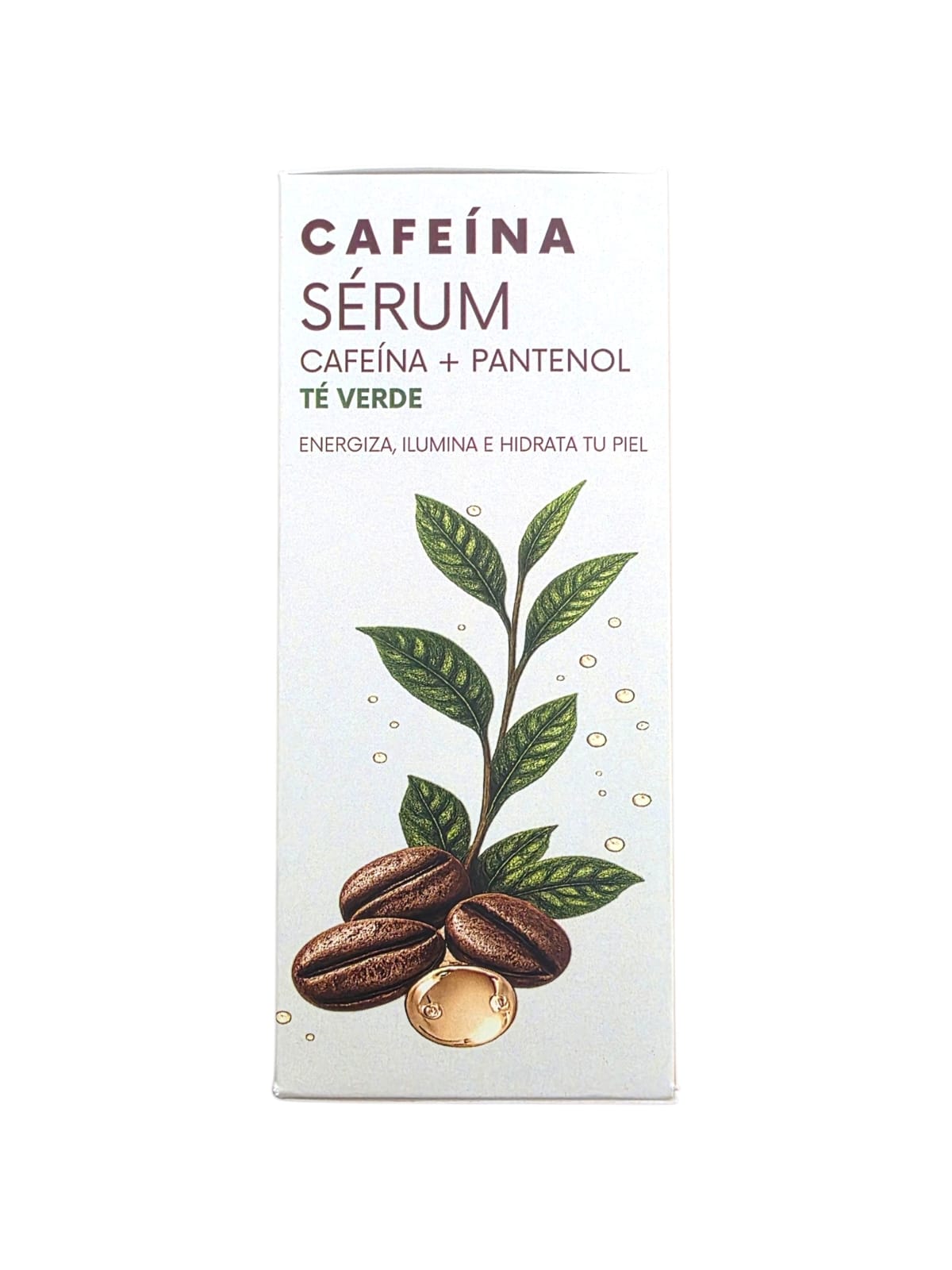 SERUM DE CAFEINA + PANTENOL + TÉ VERDE - STATUS VERDE