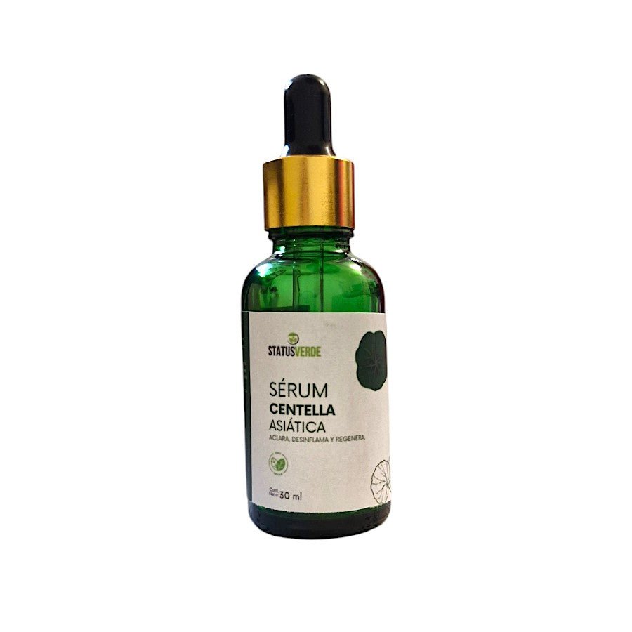 Serum desinflamatorio CENTELLA ASIÁTICA regenera 30ml - STATUS VERDE