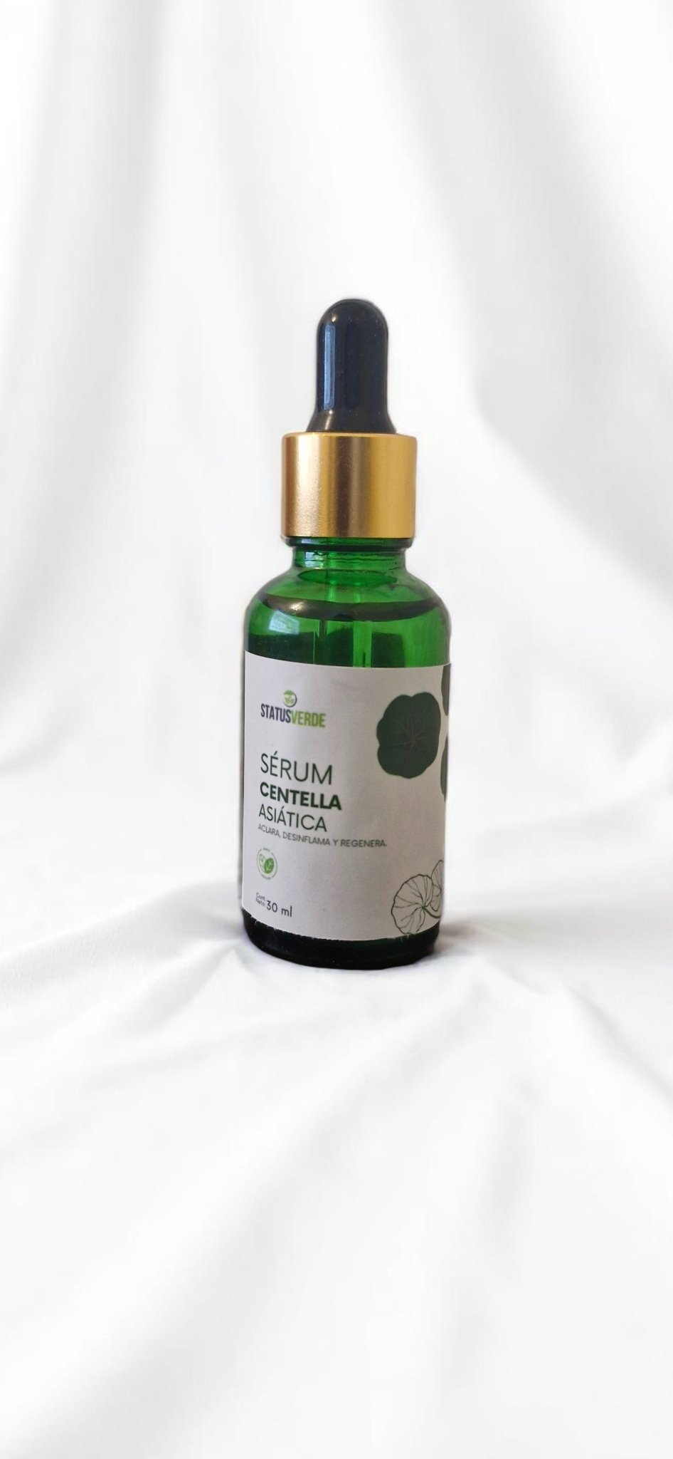 Serum desinflamatorio CENTELLA ASIÁTICA regenera 30ml - STATUS VERDE