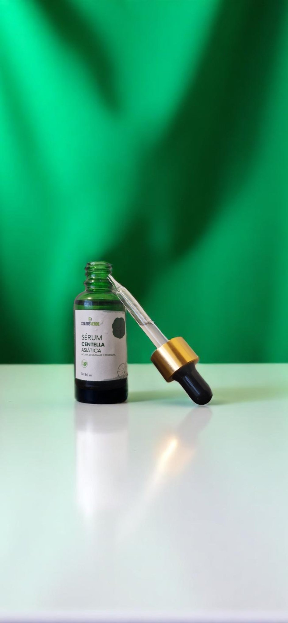 Serum desinflamatorio CENTELLA ASIÁTICA regenera 30ml - STATUS VERDE