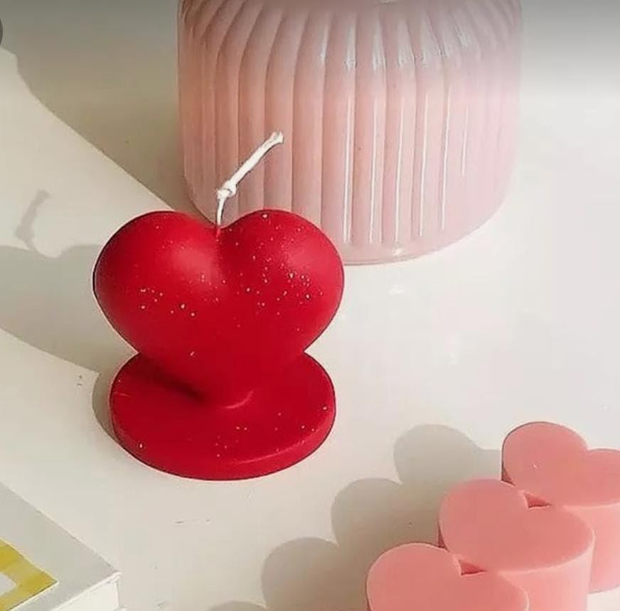 Vela aromàtica CORAZON 3B brillos - STATUS VERDE