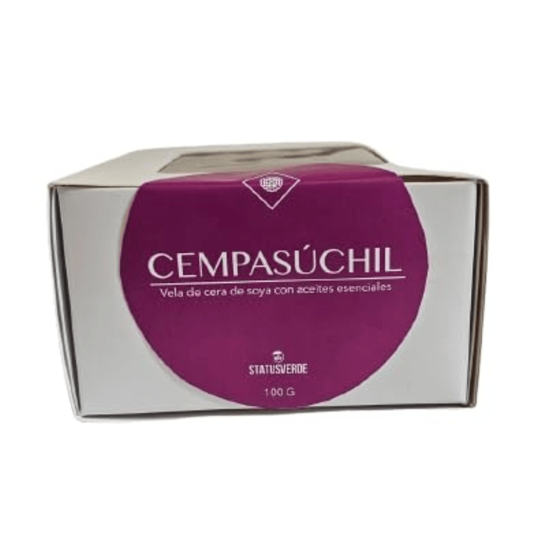 Vela aromática de Flor de Cempasúchil KIT 3 pzs - STATUS VERDE