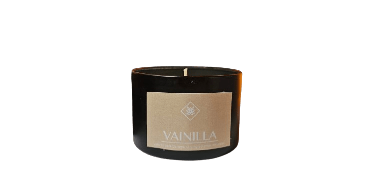 Vela con aroma a Vainilla - STATUS VERDE